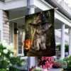 Cute Cat Halloween House Flag Garden Flag FG325