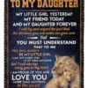 A Letter To My Daughter Blanket BS279